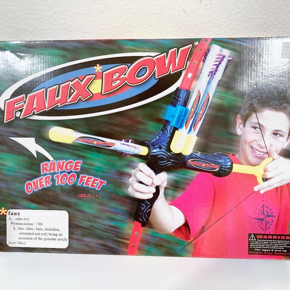 NEW Faux Bow Foam Arrow Launcher by Marky Sparky Shoots over 100 ft